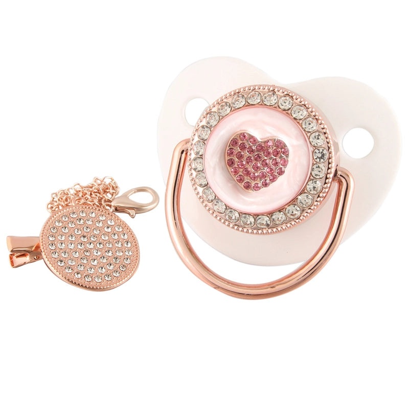 Adorable Double Heart Crown Silicone Baby Accessories|Baby Accessories & Jewelry