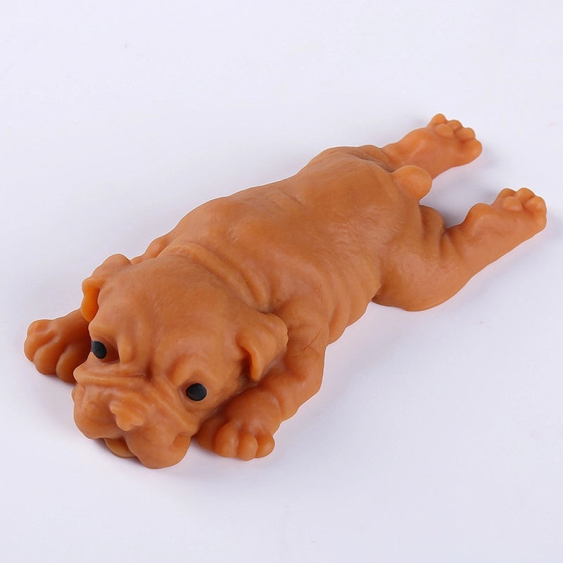Adorable Soft Rubber Cartoon Dog Stress Relief Finger Press Toy | Stress Relief Toys