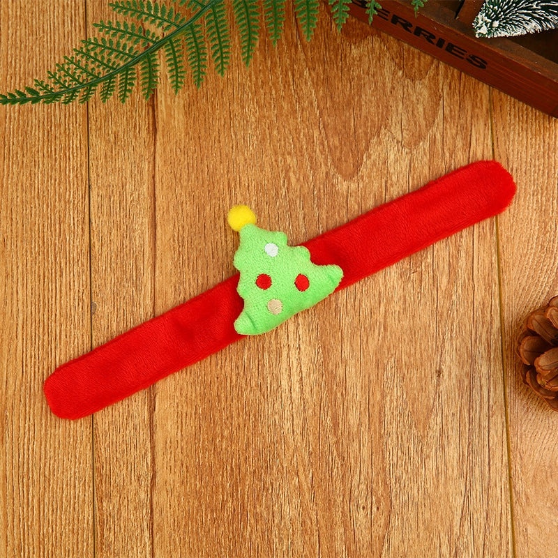 Christmas Light-Up Slap Bracelets for Kids, Snowman & Santa Designs|Kids Jewelry & Accessories