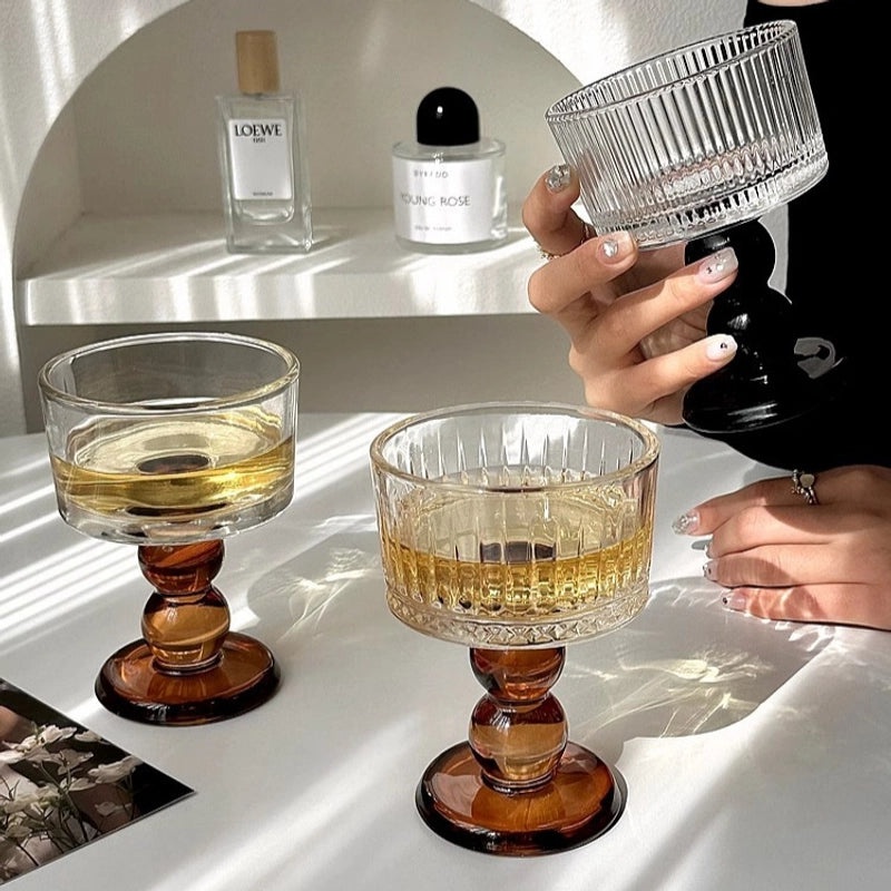 Elegant Solid Color Wine Glass - Casual & Glamorous Design | Home & Kitchen