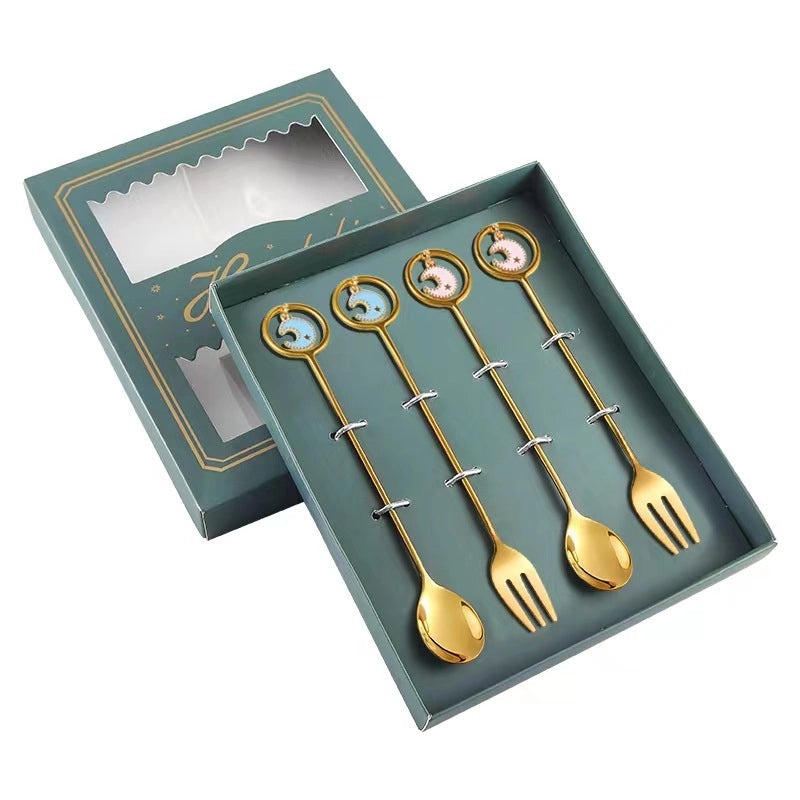 Cute Cartoon Stainless Steel Rice Spoon for Everyday Use|Kitchen Utensils