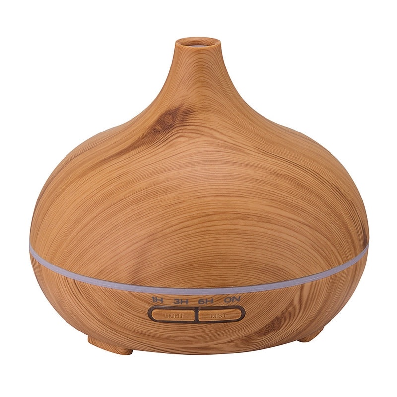 Wood Grain Essential Oil Diffuser, Quiet Aromatherapy Humidifier for Bedroom Office Hotel Desktop Use|Home Appliances