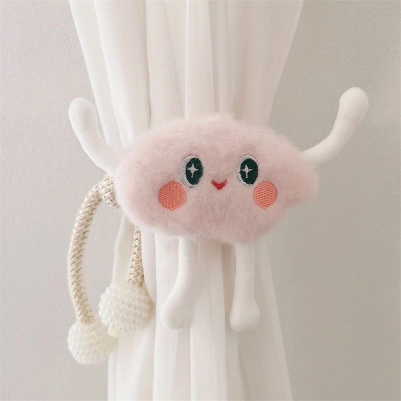 Adorable Cloud Pattern Polyester Curtain Tiebacks | Window Accessories