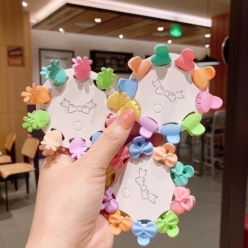 Colorful Korean Baby Hair Clips Candy Tone Small Hairpins Cute Girls Princess Headdress|Children's Hair Accessories