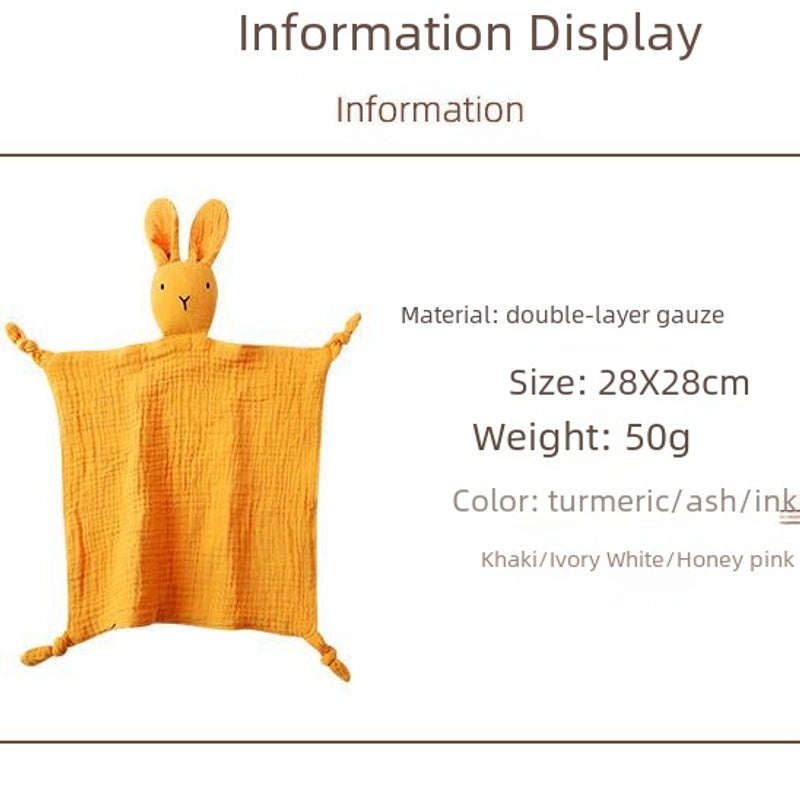 Soft Cotton Baby Comforter Blanket Plush Rabbit Doll | Baby Toys & Comforters