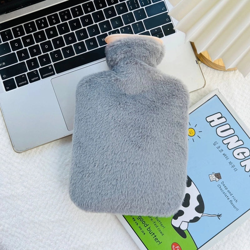Korean Style Large Plush Rabbit Hot Water Bag PVC Injection Warm Hand Compress Hot Sale|Home & Living/Heating Pads & Compresses