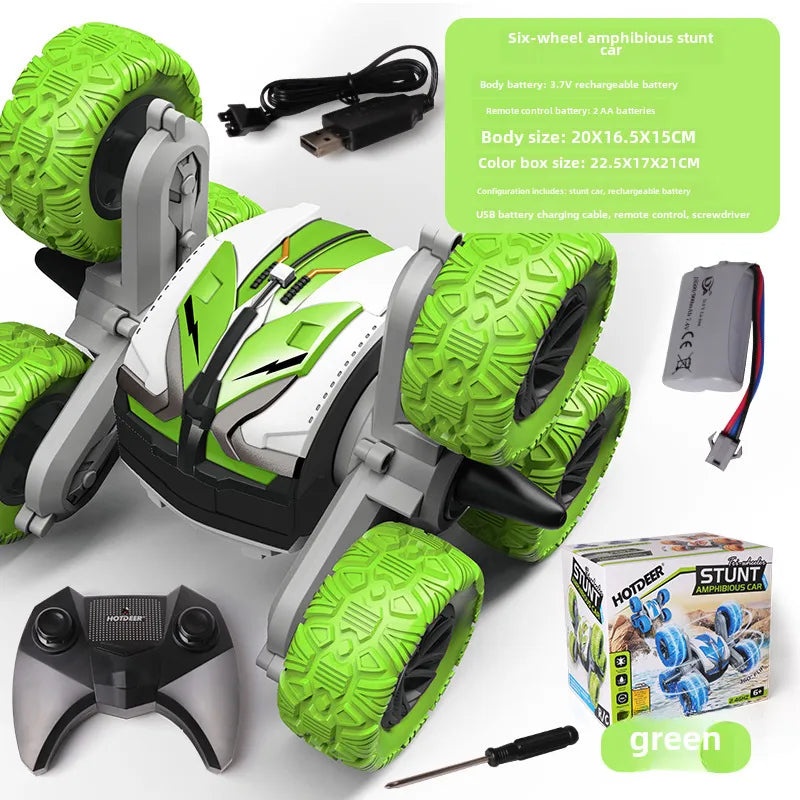 8WD 2.4G Amphibious Off-road Remote Control Stunt Car for Kids | Remote Control Toys