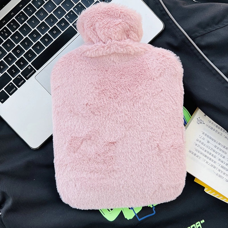 Korean Style Large Plush Rabbit Hot Water Bag PVC Injection Warm Hand Compress Hot Sale|Home & Living/Heating Pads & Compresses