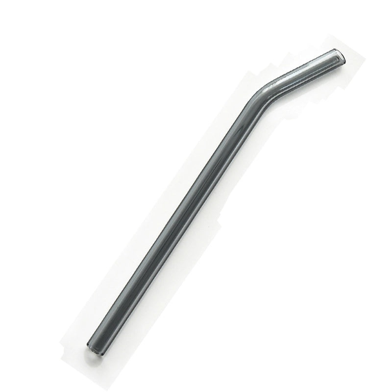 High Temperature Resistant Transparent Glass Straw for Milk Tea | Drinkware & Accessories