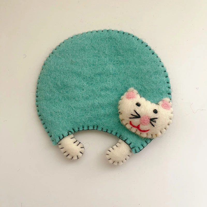 Adorable Cartoon Wool Felt Decoration 1 Piece|Home Decor Accessories