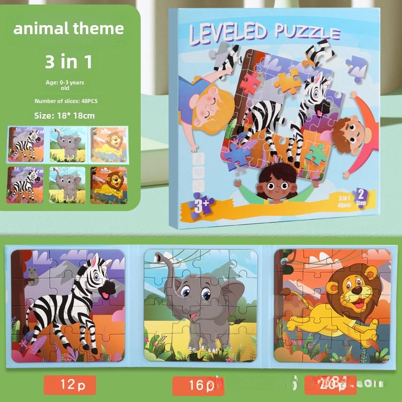 Magnetic Animal Traffic Puzzle for Toddlers and Kids Ages 1-6 | Educational Toys & Puzzles