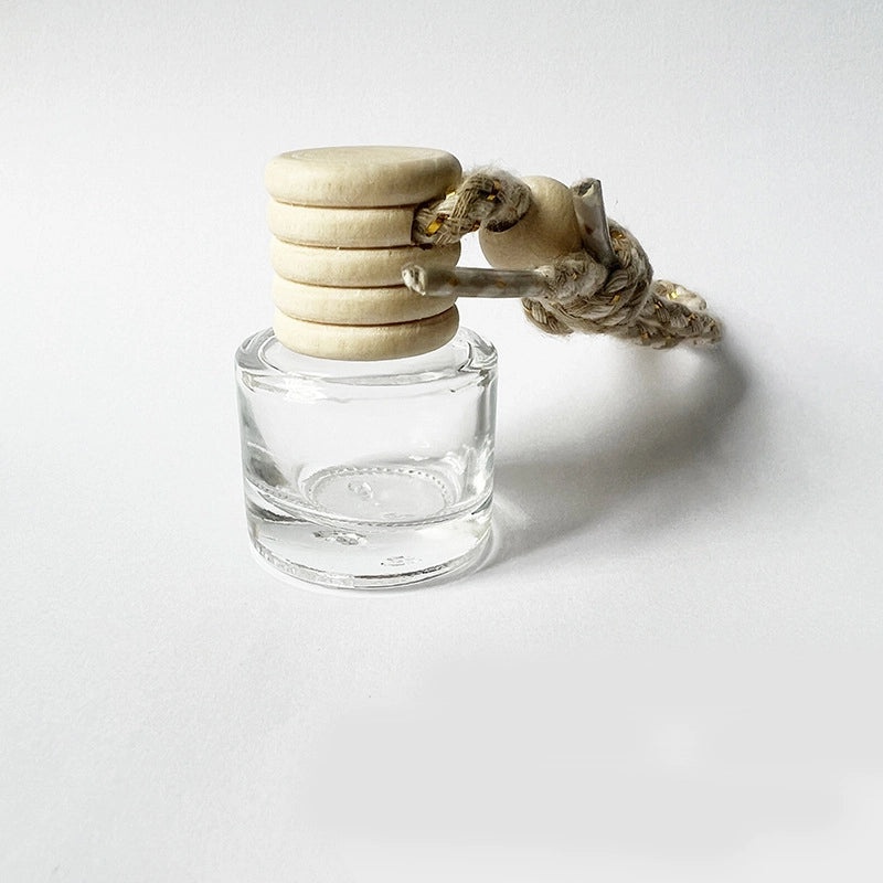 Car Aromatherapy Pendant 8ml Cylindrical Perfume Bottle with Logo | Car Fragrance Accessories