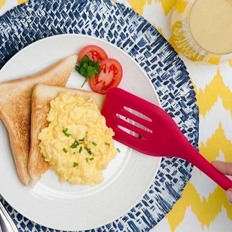 Minimalist Solid Color Silicone BBQ Spatula Set | Kitchen Tools & Accessories