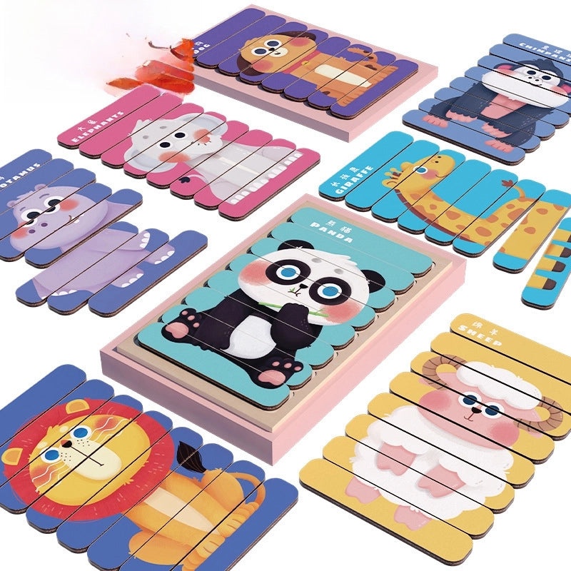 3D Animal Matching Puzzle for Kids | Early Education Toys