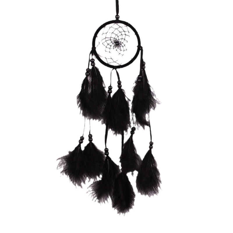Minimalist Feather Dreamcatcher Wall Art, Boho Grid Style | Home Decor