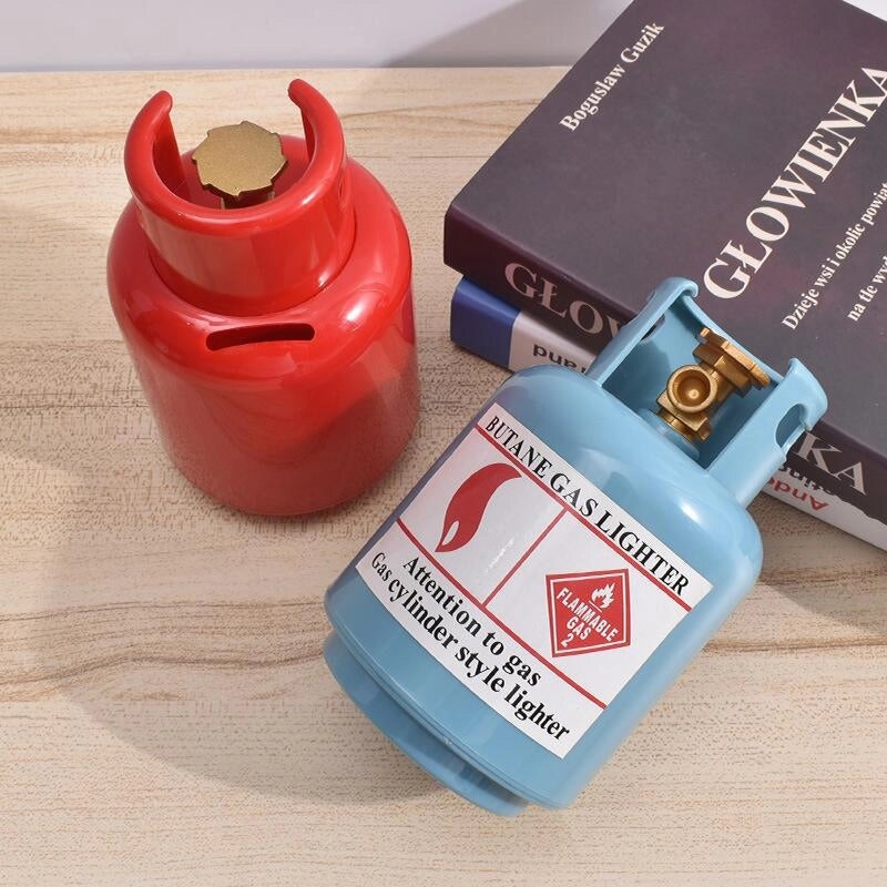 Cute Piggy Bank Toy Shaped Like Gas Cylinder | Kids' Savings Toys