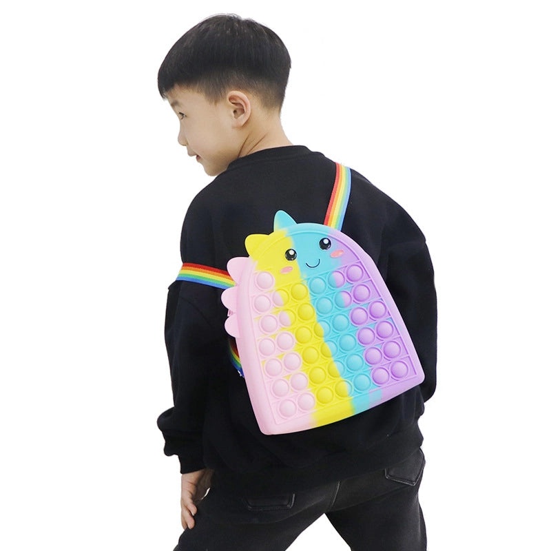 Toddler Fidget Toys Ages 3-6|Color Block Silicone Sensory Toys for Kids|Preschool Stress Relief Toys|Sensory Play Accessories|Baby Toys|Toddlers 