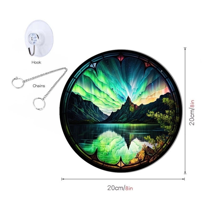 Chinoiserie Inspired Geometric Iron Pendant Wall Art for Vacation Home Decor | Wall Art & Decor