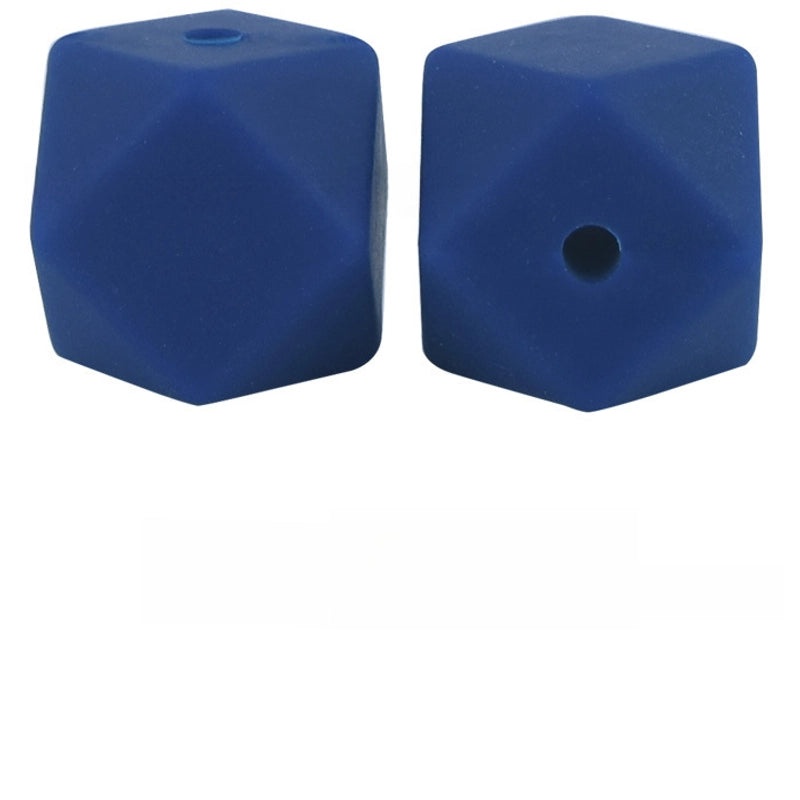 17mm Silicone Octagonal Beads for Pacifier Chains DIY Accessories | Baby & Mom Essentials