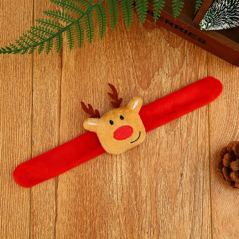 Christmas Light-Up Slap Bracelets for Kids, Snowman & Santa Designs|Kids Jewelry & Accessories