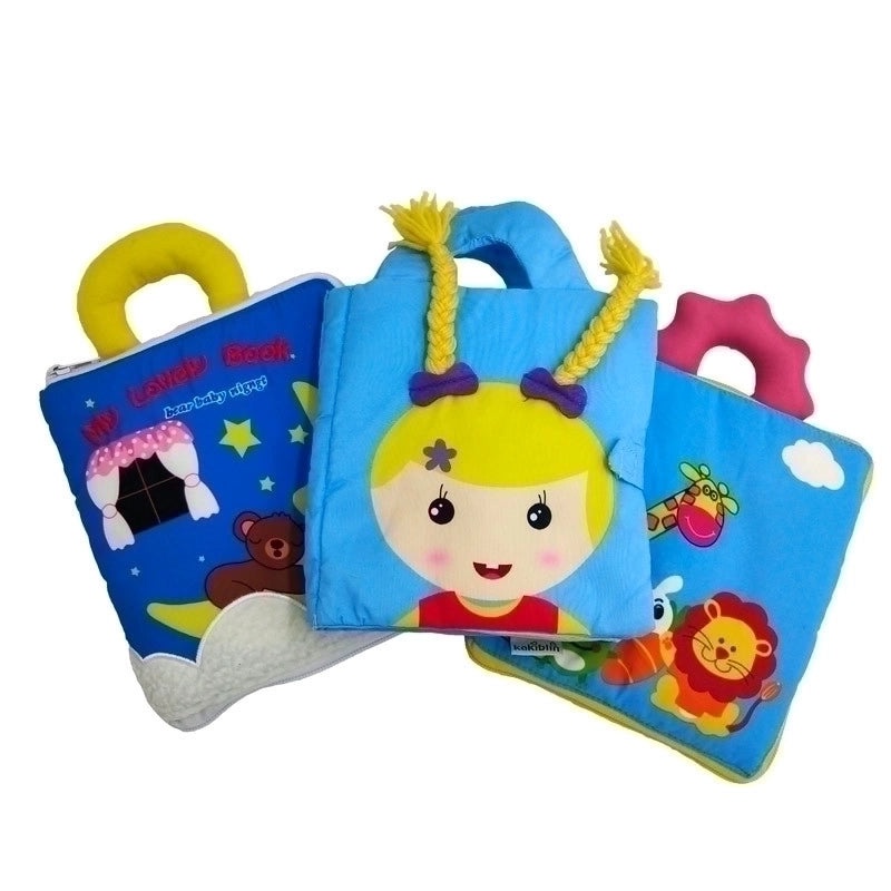 Soft Fabric Baby Book with Cartoon Designs|Baby Toys & Books