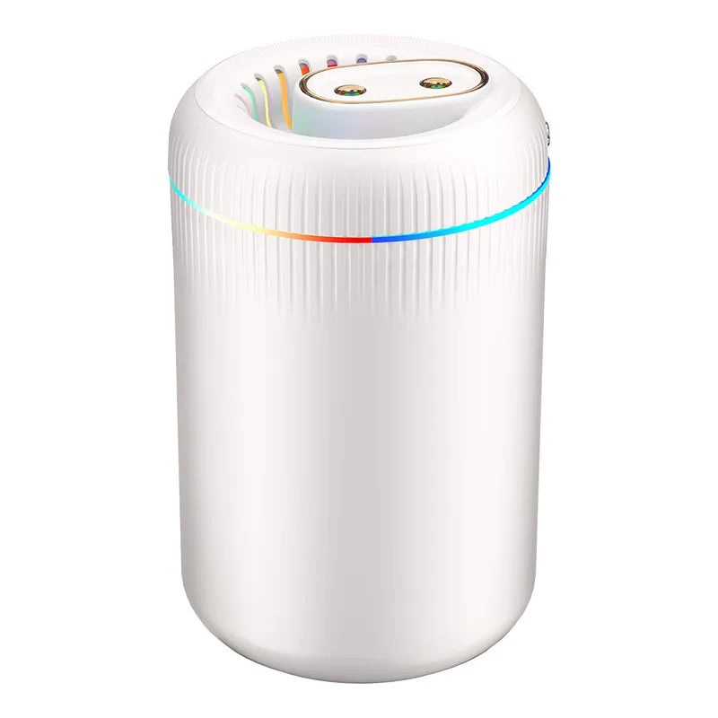 3.5L Large Capacity USB Humidifier with Double Spray Aromatherapy and Colorful Mist | Home Appliances