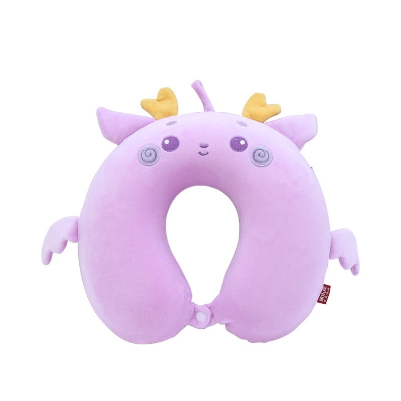 Cartoon Memory Foam U-Shaped Neck Pillow for Travel, Office, and Home | Travel Accessories