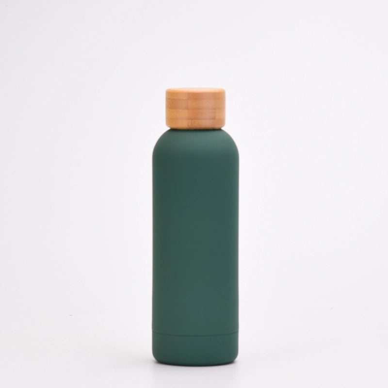 304 Stainless Steel Insulated Sports Water Bottle with Bamboo Lid Large Capacity Portable | Sports & Outdoors