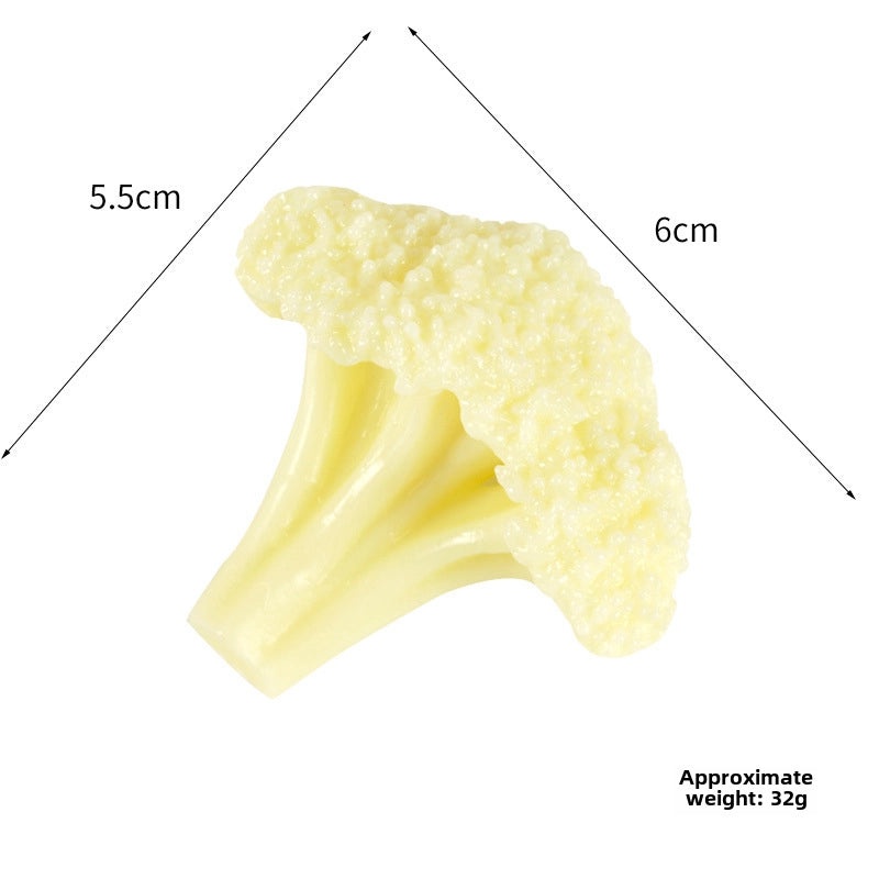 PVC Fake Cauliflower Decorative Food Model for Restaurant Supermarket Scene Props|食品模型及装饰用品
