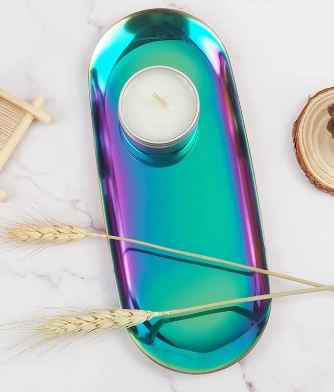 Solid Color Stainless Steel Baking Tray for Casual Use|Kitchen Bakeware