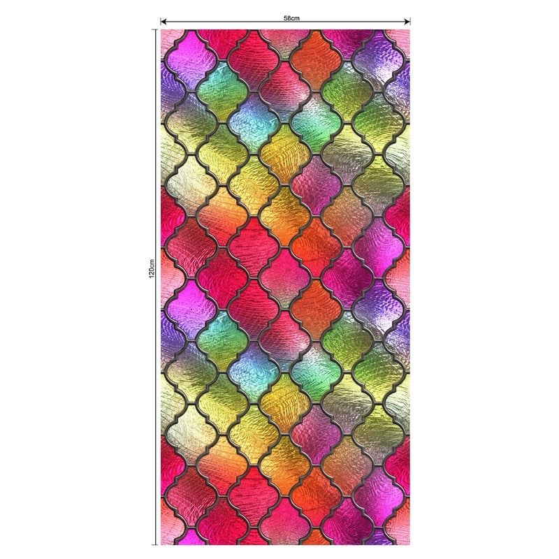 European Frosted Glass Window Film 58x120cm Electrostatic Privacy Sticker for Bathroom Toilet Renovation|Home Decor Accessories