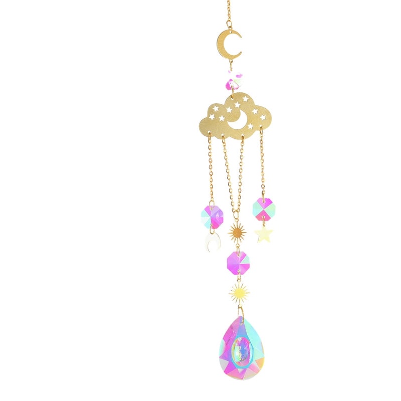 Pastoral Moonwater Droplet Crystal Pendant Charming Artificial Decoration|Jewelry & Accessories