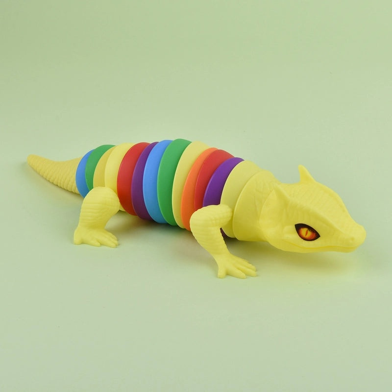 Stress Relief Lizard Toy Plastic Squeeze Toy for Kids and Adults | Stress Relief Toys