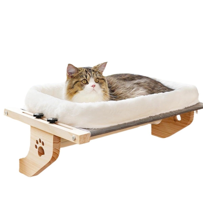 Solid Color Wooden Pet Bed Minimalist Design|Pet Supplies Bed