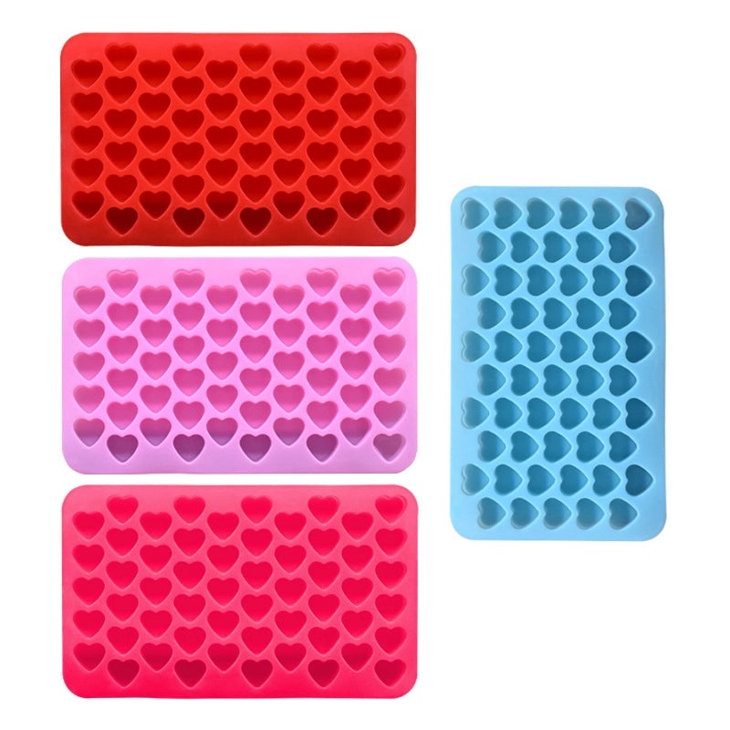 55 Cavity Love Chocolate Silicone Mold for DIY Baking Mini Jelly Pudding Biscuit Molds|Kitchen Baking Tools