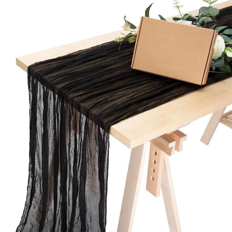 Elegant Vacation Table Runner in Solid Color Polyester|Home Decor Table Linens