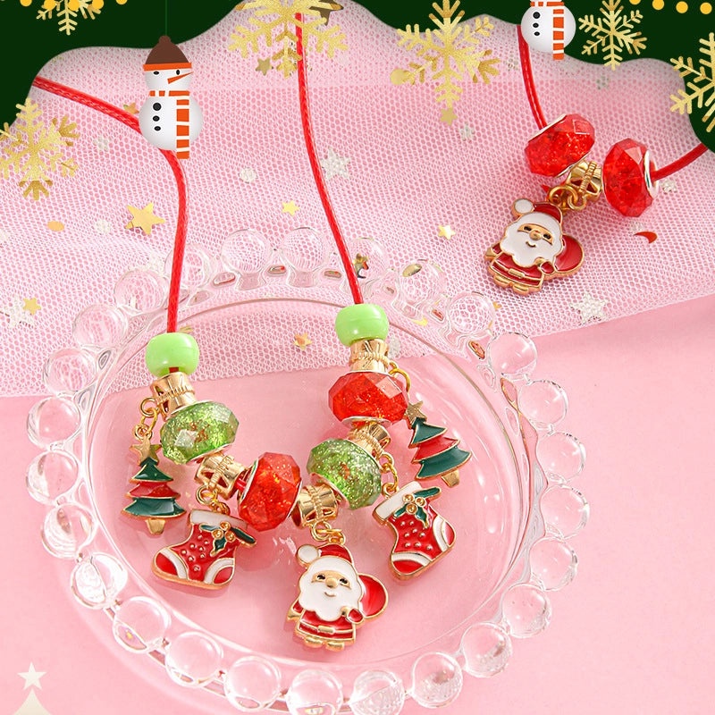 Kids DIY Beaded Necklace & Bracelet Set Handmade Educational Toys for Girls Baby Christmas Gift | Kids Jewelry & Craft Kits