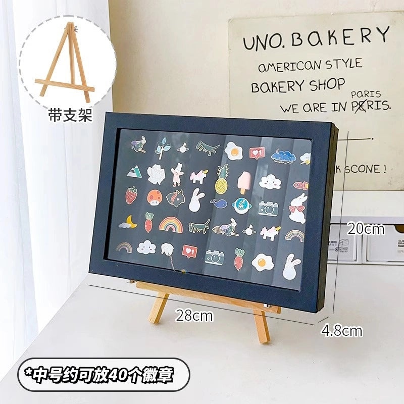 Casual Solid Color PU Leather Flannel Storage Box with Density Plate | Home Storage & Organization