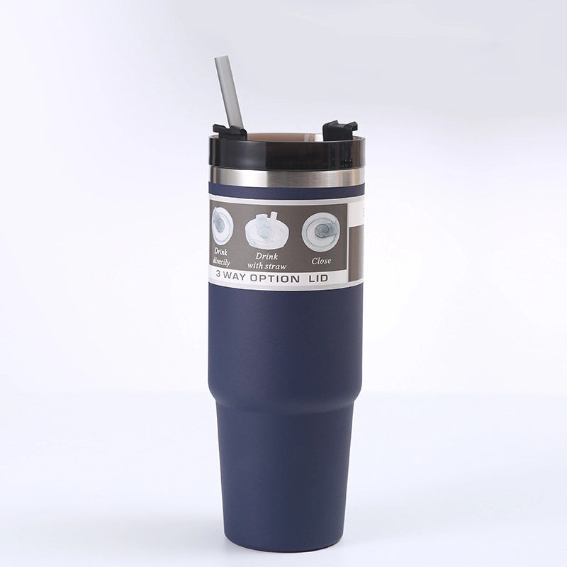 Stainless Steel Water Bottle Single Piece Casual Solid Color | Drinkware & Hydration