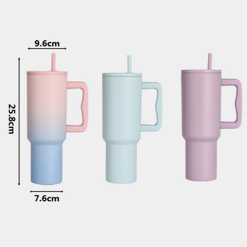 Stainless Steel 304 Thermos Cup Multicolor Casual Solid Color 201 Steel 500ml | Drinkware & Travel Mugs