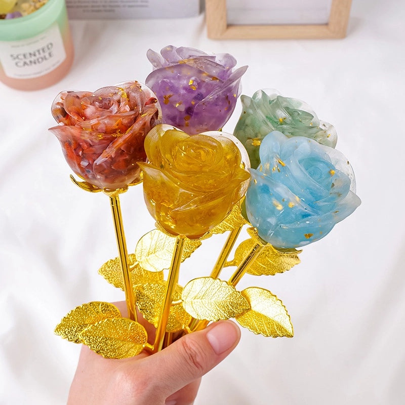 Delicate Alloy Flower Crystal Charm | Jewelry Accessories