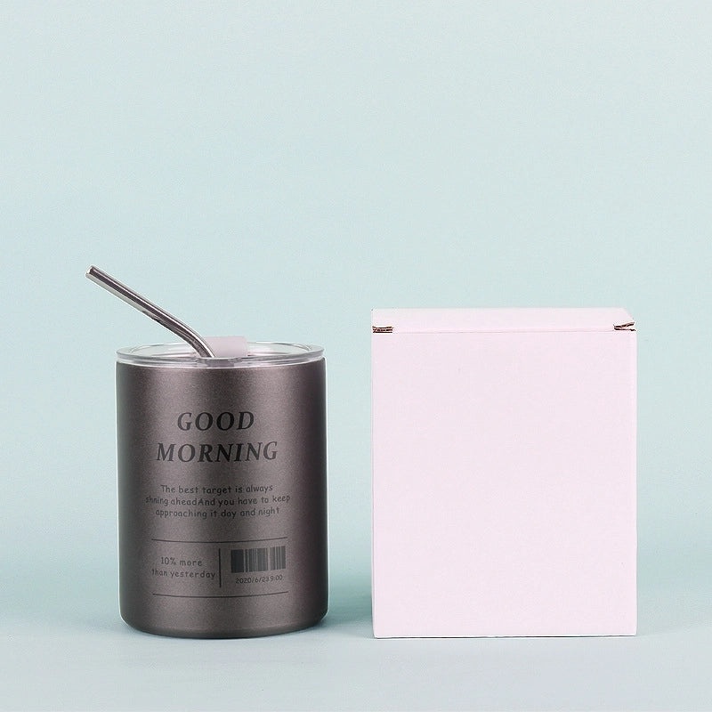 Stainless Steel Water Bottle Single Piece Casual Solid Color | Drinkware & Hydration