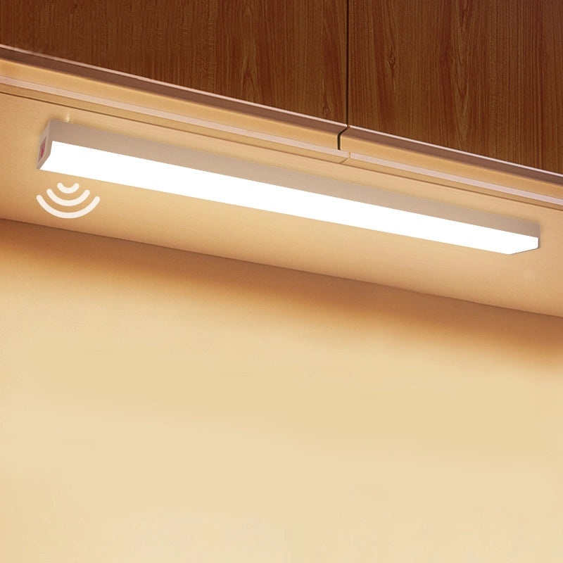 Wireless Magnetic LED Night Light with Human Body Sensor Rechargeable for Kitchen Wardrobe Cabinet Bedroom|Home Lighting