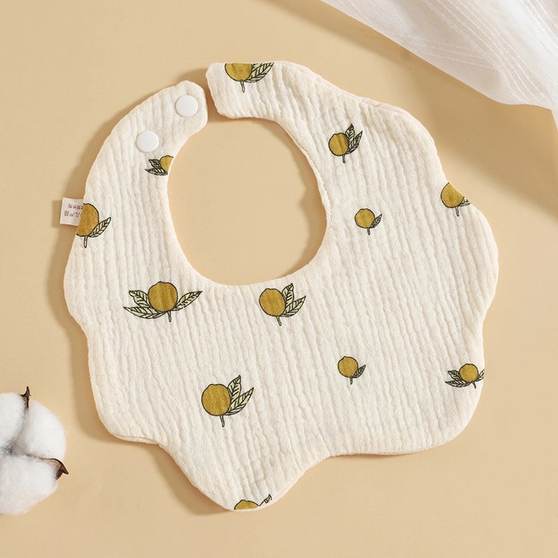 6-layer Pure Cotton Baby Bib with 360° Soft Gauze Design|Baby Feeding Accessories