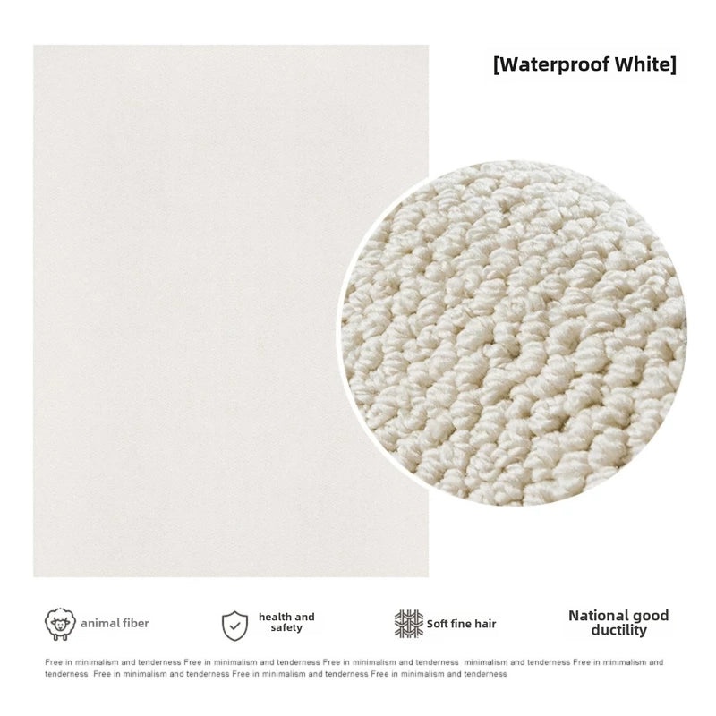 Waterproof Diatom Silk Wool Carpet for Living Room and Bedroom | Home Decor Rugs