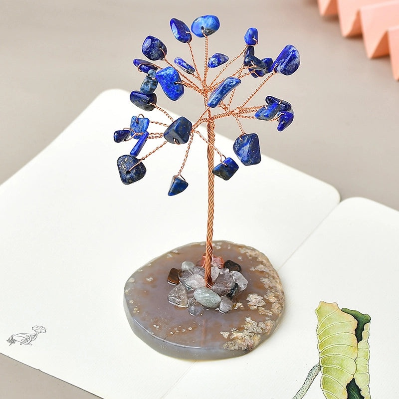 Elegant Minimalist Amethyst Crystal Tree Ornament|Home Decor & Artificial Decorations