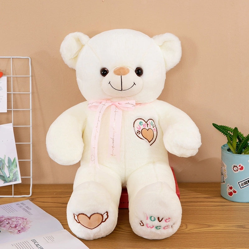 Valentine's Day Plush Bear Stuffed Toy with Soft PP Cotton Filling|Plush Toys & Stuffed Animals