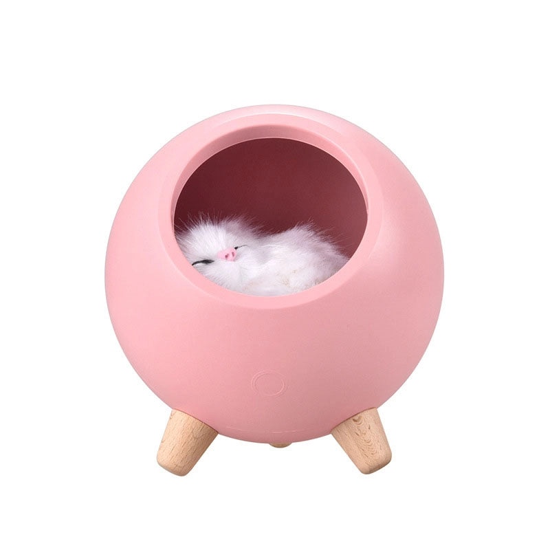 Adorable Pet House Night Light with USB Rechargeable Headlamp Bluetooth Speaker for Kids' Bedroom | Kids Night Lights & Bedroom Decor