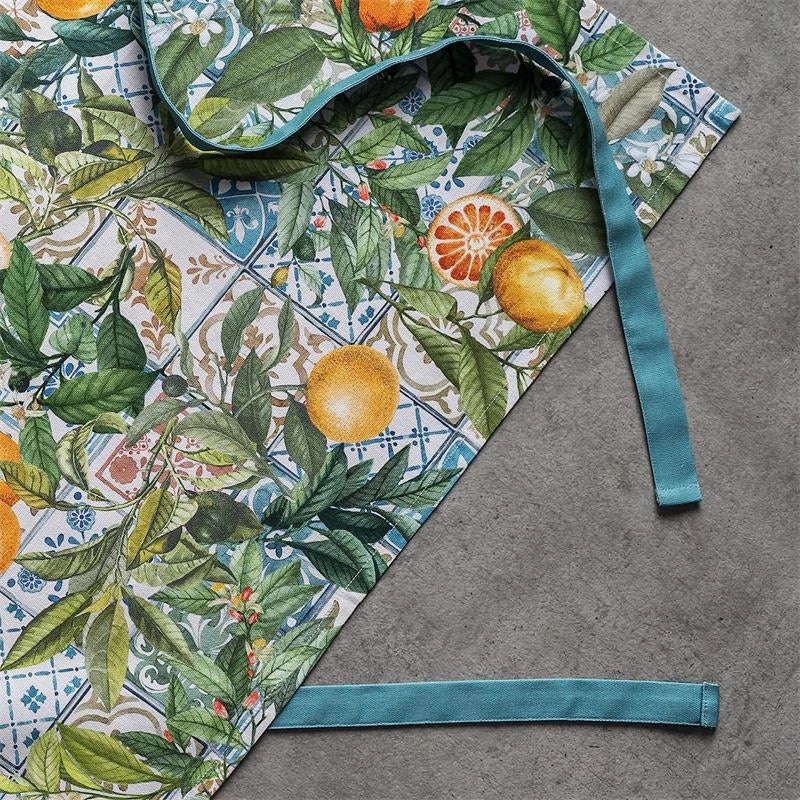 Digital Printed Neck Apron for Kitchen Gardening Cafe Work Retro Style | Kitchen & Dining Aprons