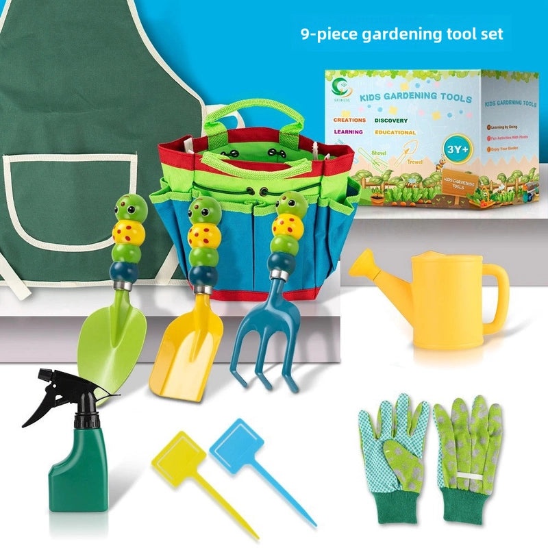 Children's Outdoor Gardening Tool Set for Planting Succulent Vegetables and Flowers | Garden Tools & Outdoor Equipment